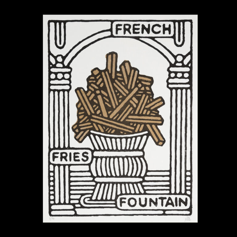 Fabrice Pellé - French Fries Fountain