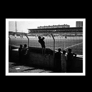 Gilles Walusinski - Stade brestois - Les enfants depuis la tribune Foucault - 1982