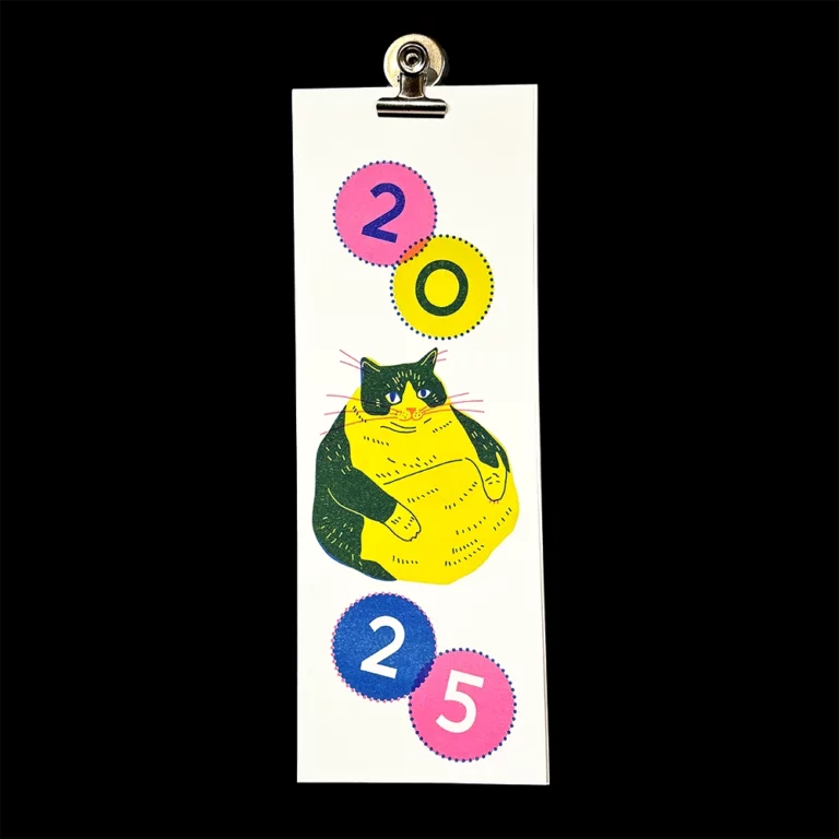 Calendrier 2025 des gros chats — couverture Yumi